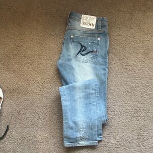 Express Light Blue Boot Cut Jeans